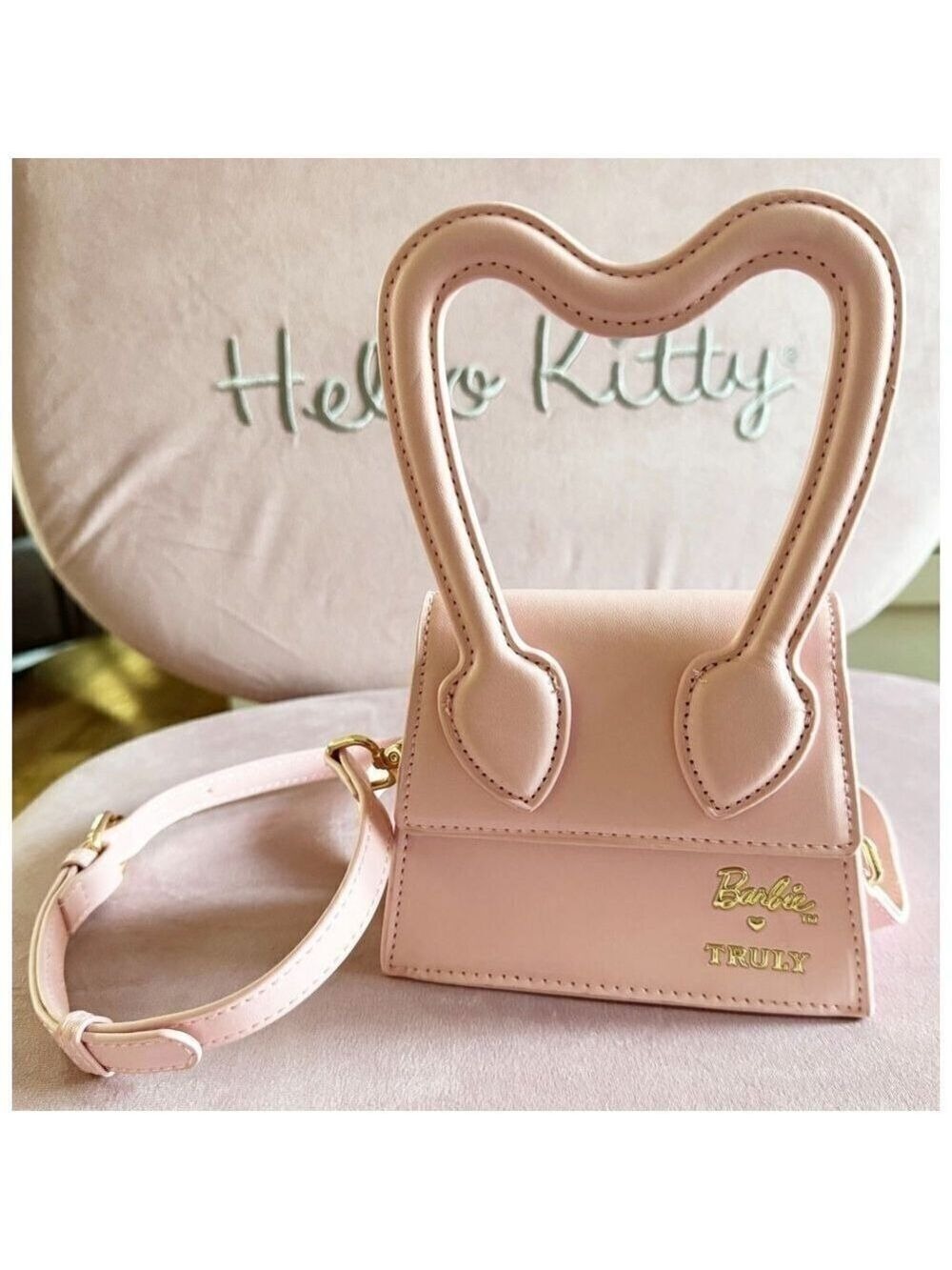 Barbie Mini Purse by Truly Crossbody Blush Pink Adjustable Straps